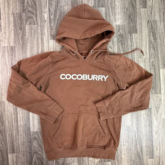 Cocoburry Brown Pullover Hoodie Unisex Sweatshirt Premium Streetwear - Picture 1 of 4